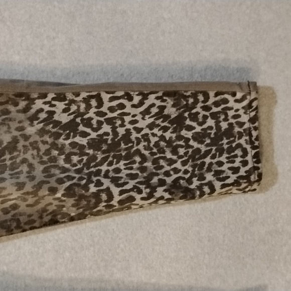 DG Brown Leopard Print Strech Jeans Size20PW - Picture 3 of 9